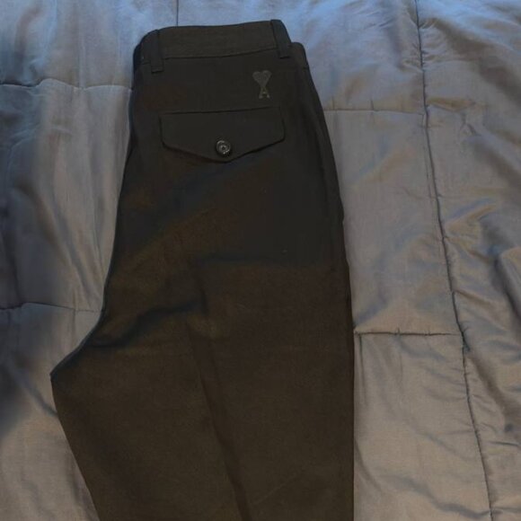 AMI Oversized Carrot Fit Trousers - Picture 3 of 3